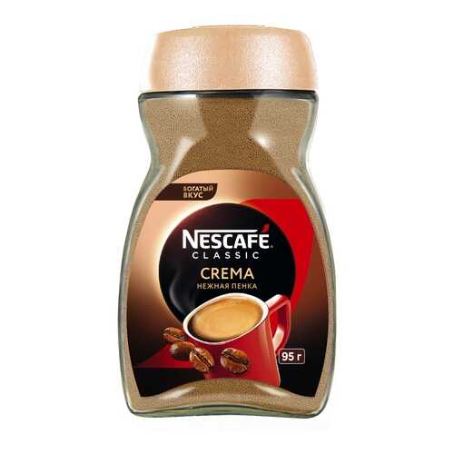 Кофе растворимый Nescafe classic crema натуральный порошкообразный 95 г в Башнефть