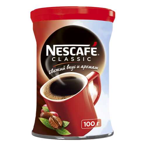 Кофе растворимый Nescafe classic жестяная банка 100 г в Башнефть