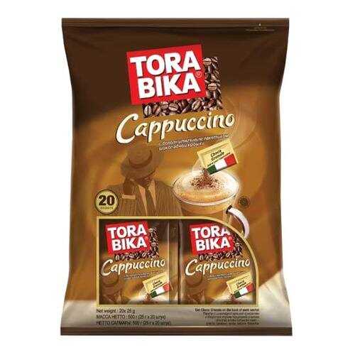Кофе растворимый Tora bika Cappuccino 3 в 1 с шоколадной крошкой 20 шт 25 г в Башнефть