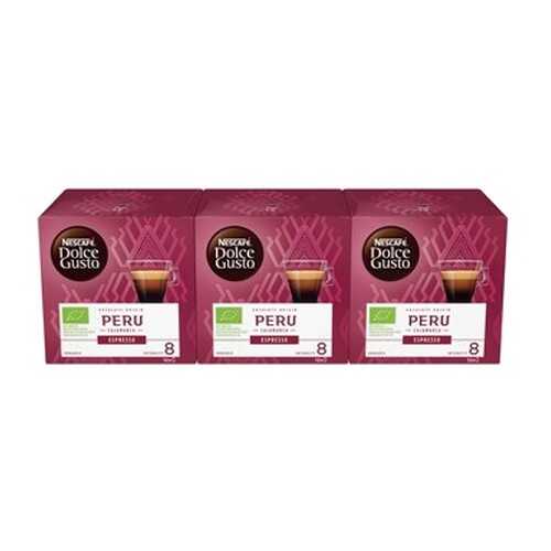 Кофе в капсулах Nescafe Dolce Gusto Эспрессо Перу 3 штуки по 12 капсул в Башнефть