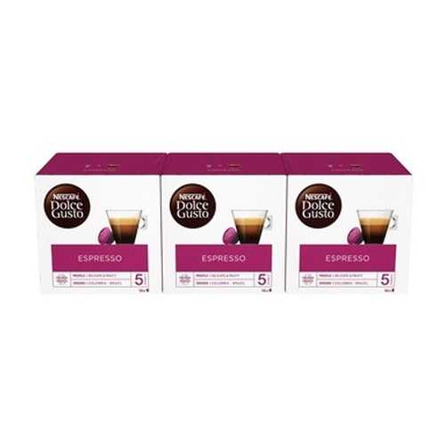 Кофе в капсулах Nescafe Dolce GustoЭспрессо 3 штуки по 16 капсул в Башнефть