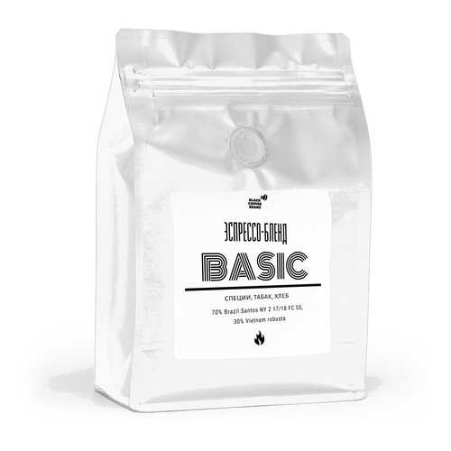 Кофе в зернах Black coffee beans Basic, 250 г в Башнефть