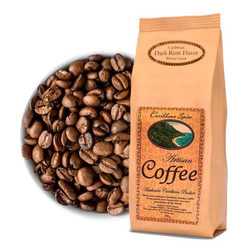 Кофе в зернах Caribbean Spice Artisan Kosher Coffee Rum Grain ром 250 г в Башнефть