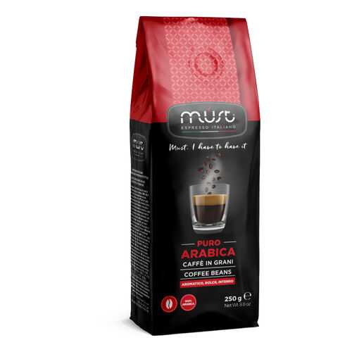 Кофе в зернах Must pure arabica 250 г в Башнефть