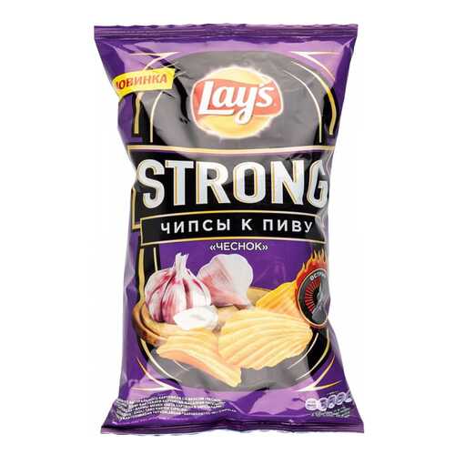 Чипсы Lays strong картофельные чеснок 145 г в Башнефть