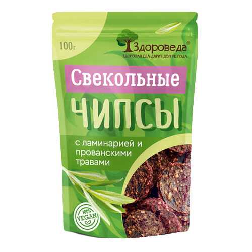 Чипсы свекольные Здороведа с ламинарией и прованскими травами 100 г в Башнефть