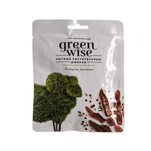Растительные джерки вяленые Greenwise вкус Баранина 36г Россия в Башнефть