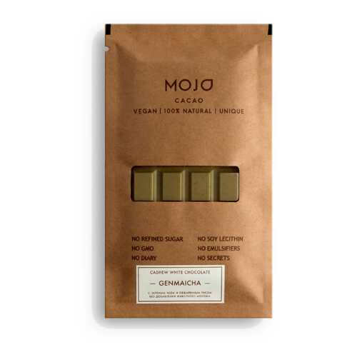 Белый шоколад Mojo Cacao с зеленым чаем и обжаренным рисом genmaitcha в Башнефть