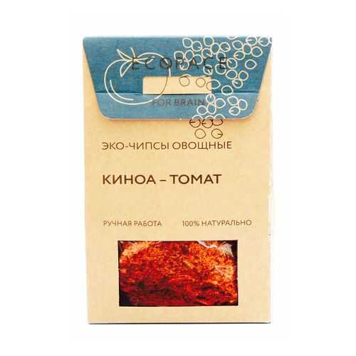 Эко-чипсы овощные For Brain киноа-томат 40 г в Башнефть