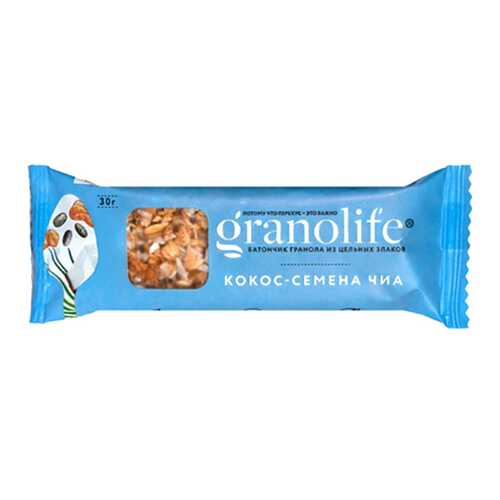 Батончик-гранола Granolife кокос семена чиа в Башнефть