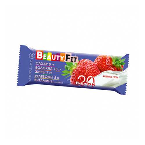 Батончик протеиновый Клубника Beauty Fit 60 г в Башнефть
