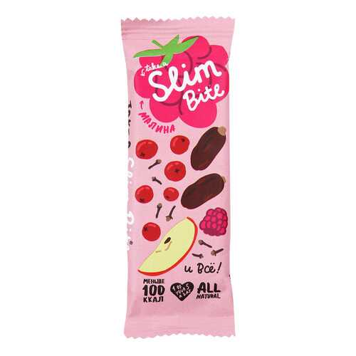 Батончик slim Bite фруктово-ореховый малина 30 г в Башнефть