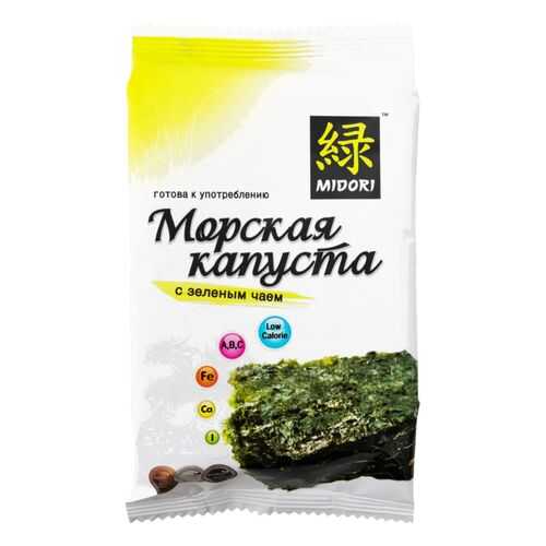 Морская капуста Midori с зеленым чаем 5 г в Башнефть