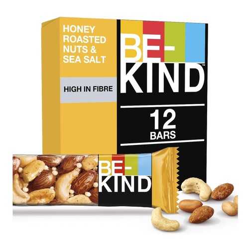 Ореховый батончик BE-KIND с медом и морской солью 12 штук по 40 г в Башнефть