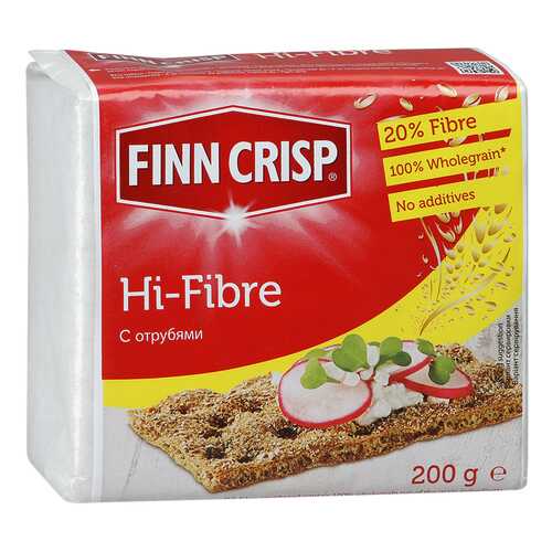 Хлебцы Finn Crisp ржаные с отрубями 200 г в Башнефть