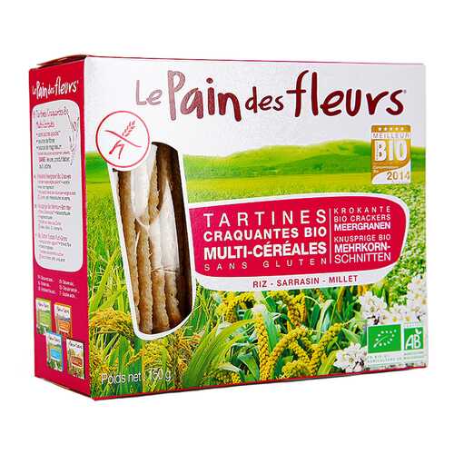 Хлебцы Pain des fleurs без глютена мультизлаковые 150 г в Башнефть