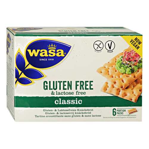 Хлебцы Wasa Classic Gluten Free lactose Free Vegan без содержания глютена и лактозы 240 г в Башнефть