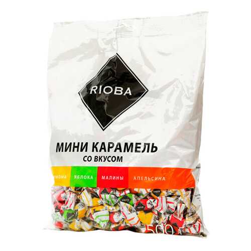 Карамель Rioba леденцовая мини ассорти 500 г в Башнефть