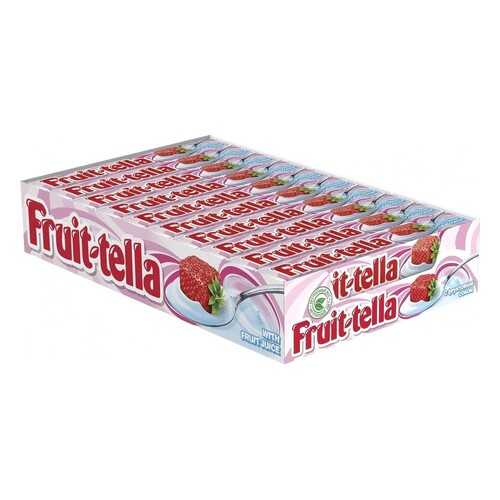 Конфеты Fruit-tella жевательные клубничный йогурт 21*41 г в Башнефть
