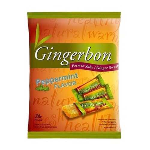 Конфеты имбирные GingerBon с мятой, жевательные 125 г в Башнефть