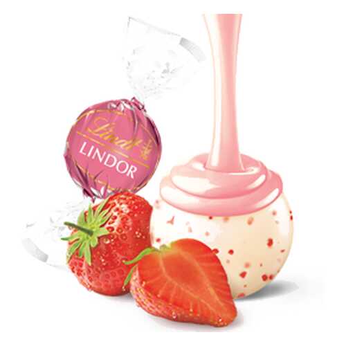 Конфеты Lindt линдор клубника и сливки 6 кг в Башнефть