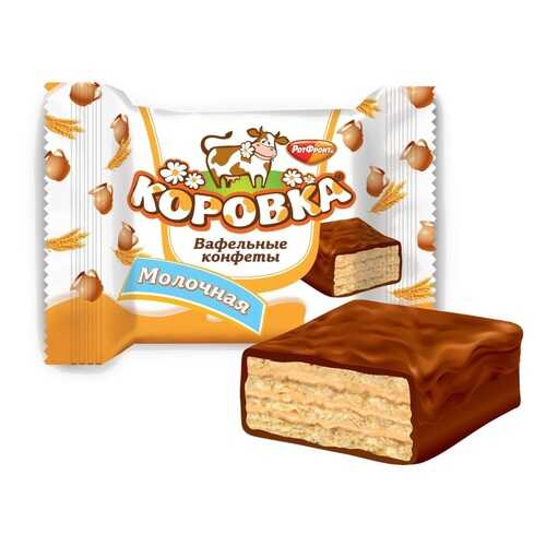 Конфеты Рот Фронт коровка вафельная коробка 2 кг в Башнефть