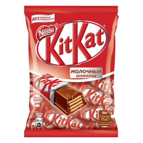 Молочный шоколад Kit Kat с хрустящей вафлей 169 г в Башнефть