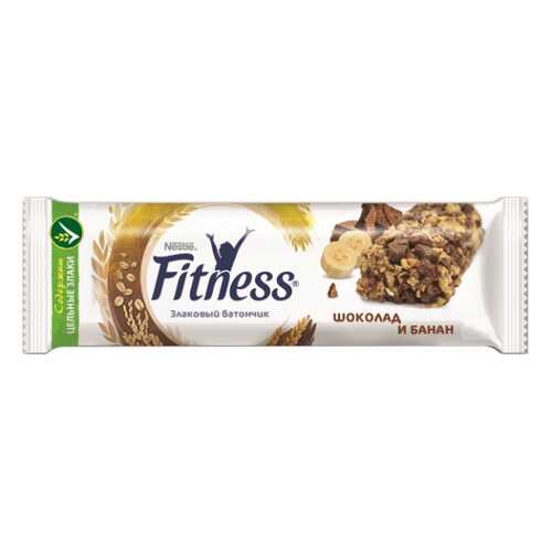 Батончик Nestle Фитнес злаковый с кусочками шоколада, банана 23.5 г в Башнефть