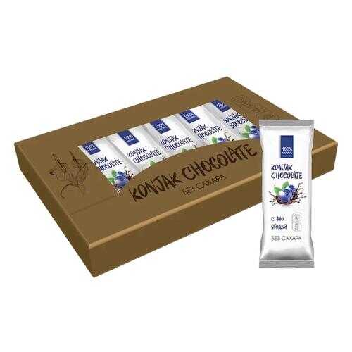 Шоколад без сахара KONJAK CHOCOLATE Черничный, кор. 10 шт. в Башнефть