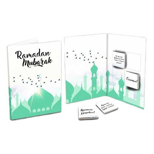 Шоколад Chokocat Ramadan Mubarak, молочный, открытка, 20 гр в Башнефть