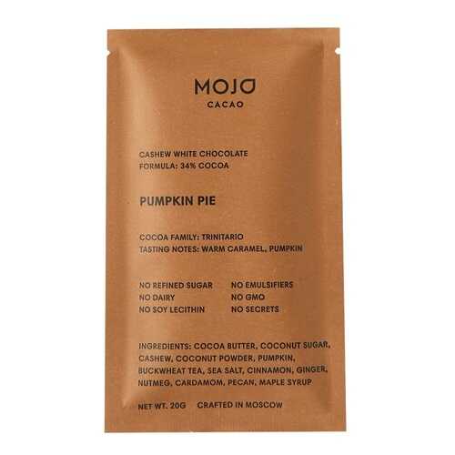 Шоколад Mojo Pumpkin pie белый с кешью и пряной тыквой 20 г в Башнефть