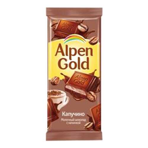Шоколад молочный Alpen Gold с начинкой капучино 90 г в Башнефть