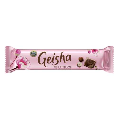 Шоколад молочный Geisha с начинкой из тертого ореха 37 г в Башнефть