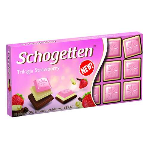 Шоколад Schogetten trilogia strawberry 100 г в Башнефть
