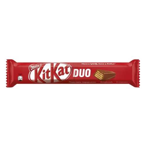 Шоколадный батончик Kit-Kat duo молочный с хрустящей вафлей 58 г в Башнефть