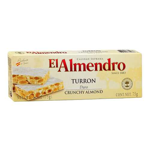 Туррон El Almendro миндальный хрустящий 75 г в Башнефть