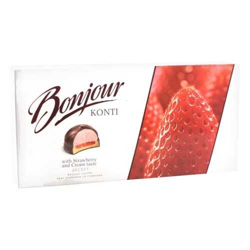 Десерт Bonjour souffle вкус клубники со сливками 232 г в Башнефть