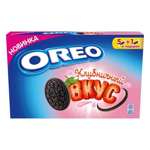 Печенье Oreo с какао и начинкой клубника 228 г в Башнефть