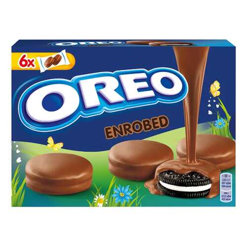 Печенье Oreo с ванильным вкусом в молочном шоколаде 246 г в Башнефть