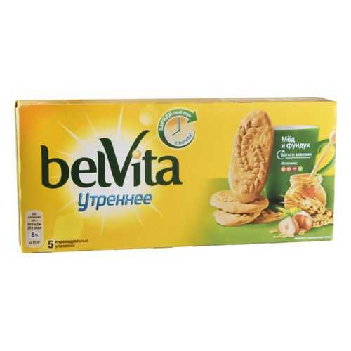 Печенье утреннее BelVita мед и фундук 225 г в Башнефть
