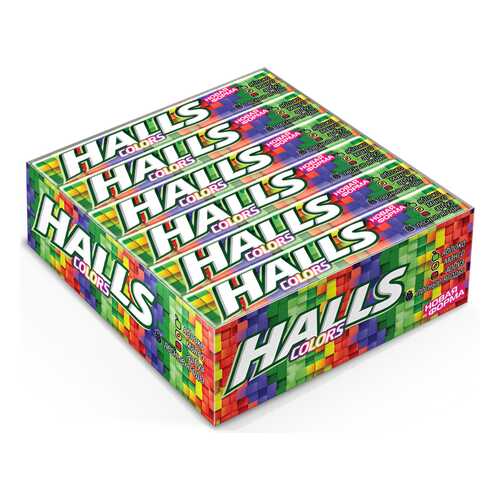 Карамель Halls Сolors ассорти 12 шт в Башнефть