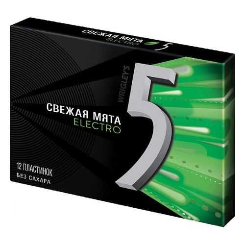 Жевательная резинка Five electro свежая мята 31.2 г в Башнефть