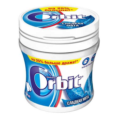 Жевательная резинка Orbit сладкая мята 68 г в Башнефть