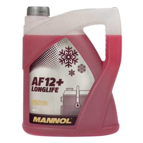Антифриз MANNOL AF-12+ Красный -40 5л в Башнефть