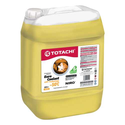 Охлаждающая жидкость TOTACHI NIRO EURO COOLANT OAT - Technology -50 C, 20л в Башнефть