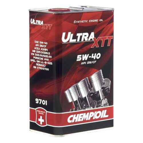 CHEMPIOIL Масло Моторное Синтетическое Ultra Xtt 5w-40 1л Sn/Cf в Башнефть
