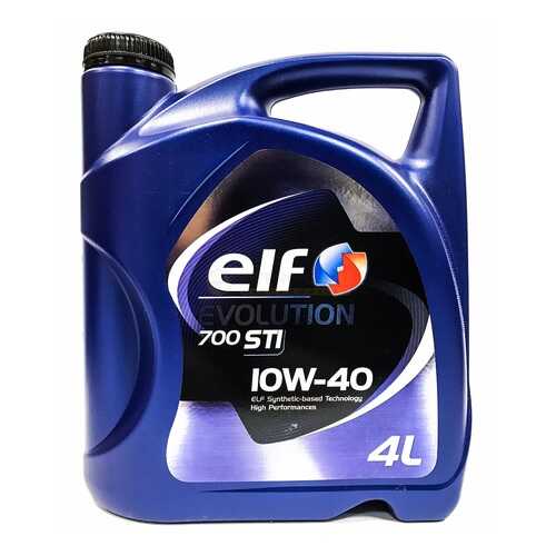 ELF Масло Моторное Elf 10w40 Evo 700 Sti П/Син.4л в Башнефть