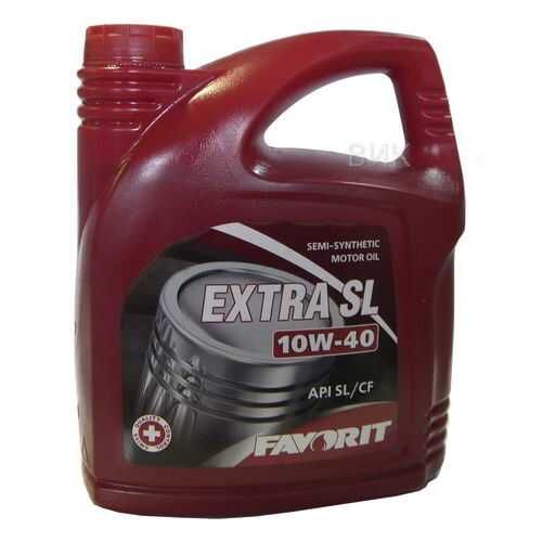 Favorit Extra SL SAE 10W-40 API SL/CF, 5л в Башнефть
