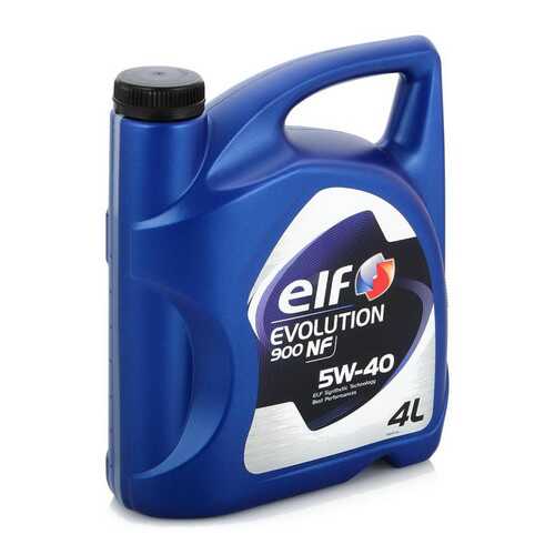 Масло моторное elf evolution 900 nf 5w40 4л 196146 в Башнефть