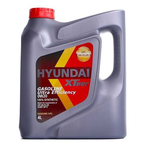 Масло моторное HYUNDAI XTeer Gasoline Ultra Efficiency 0W-20 4 л в Башнефть